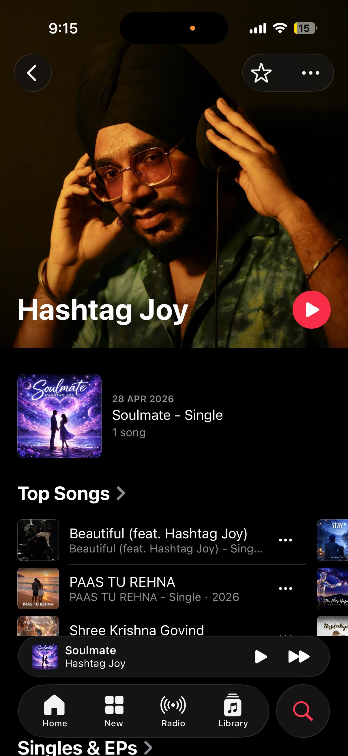 Apple Music artist profile